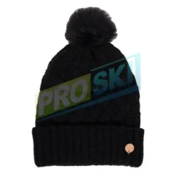 RIPCURL Stagger Pom Pom Beanie – Black