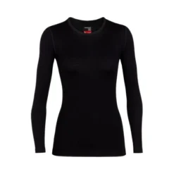 ICEBREAKER Tech Top Womens Merino Crew 260